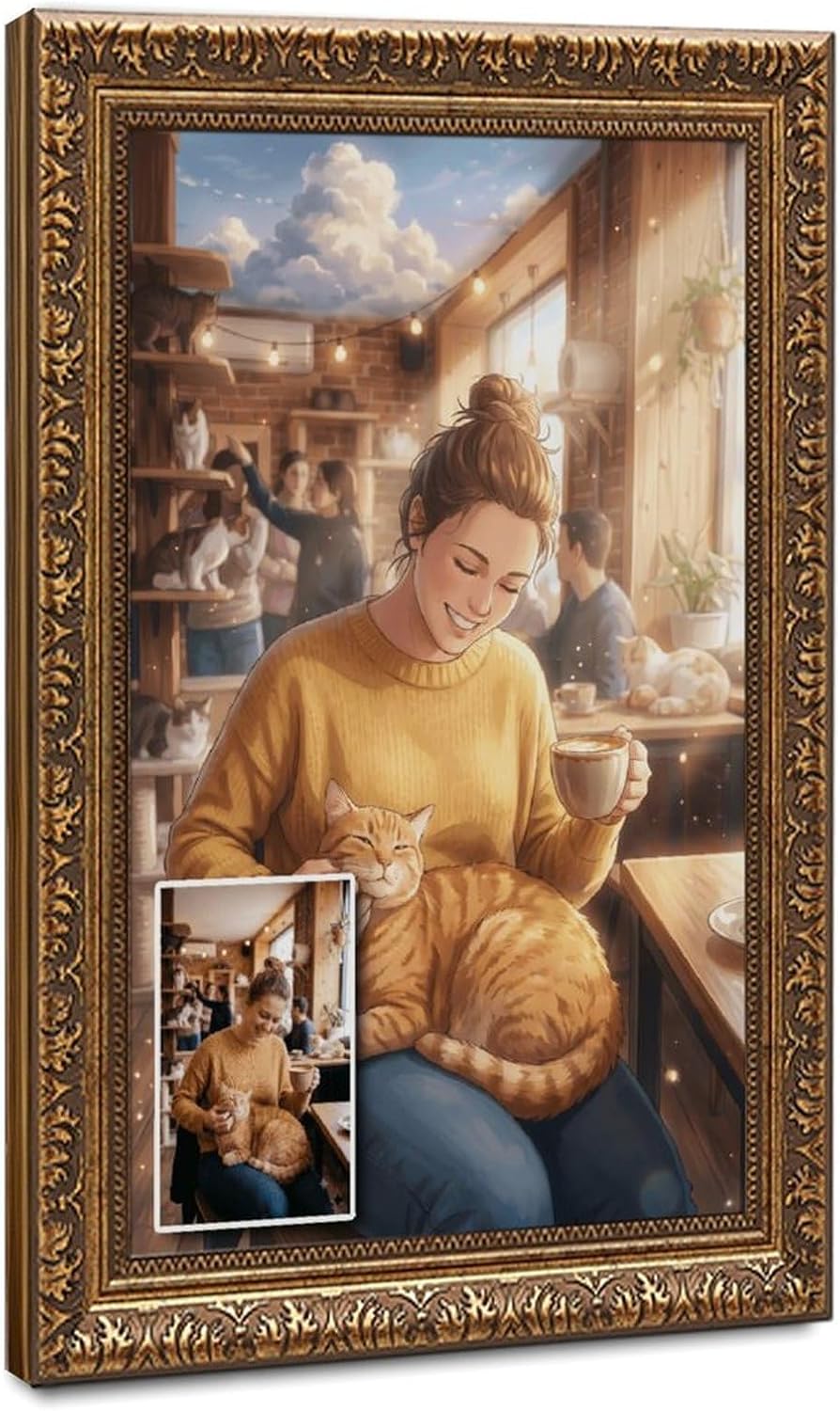 Dreamy Anime Canvas Art from Photo Personalized Decor