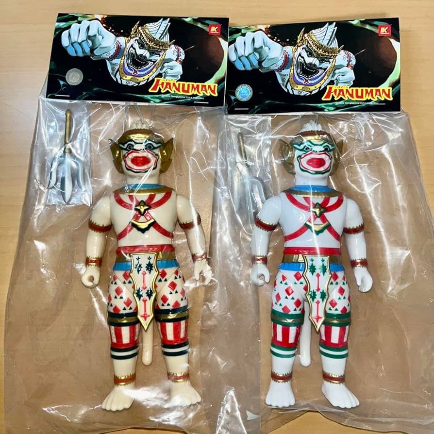 ハヌマーン K PRODUCTIONS 白 ベージュ セット フィギュア ソフビ Amazon.co.jp: 2体セット ハヌマーン 白 ベージュ K PRODUCTIONS