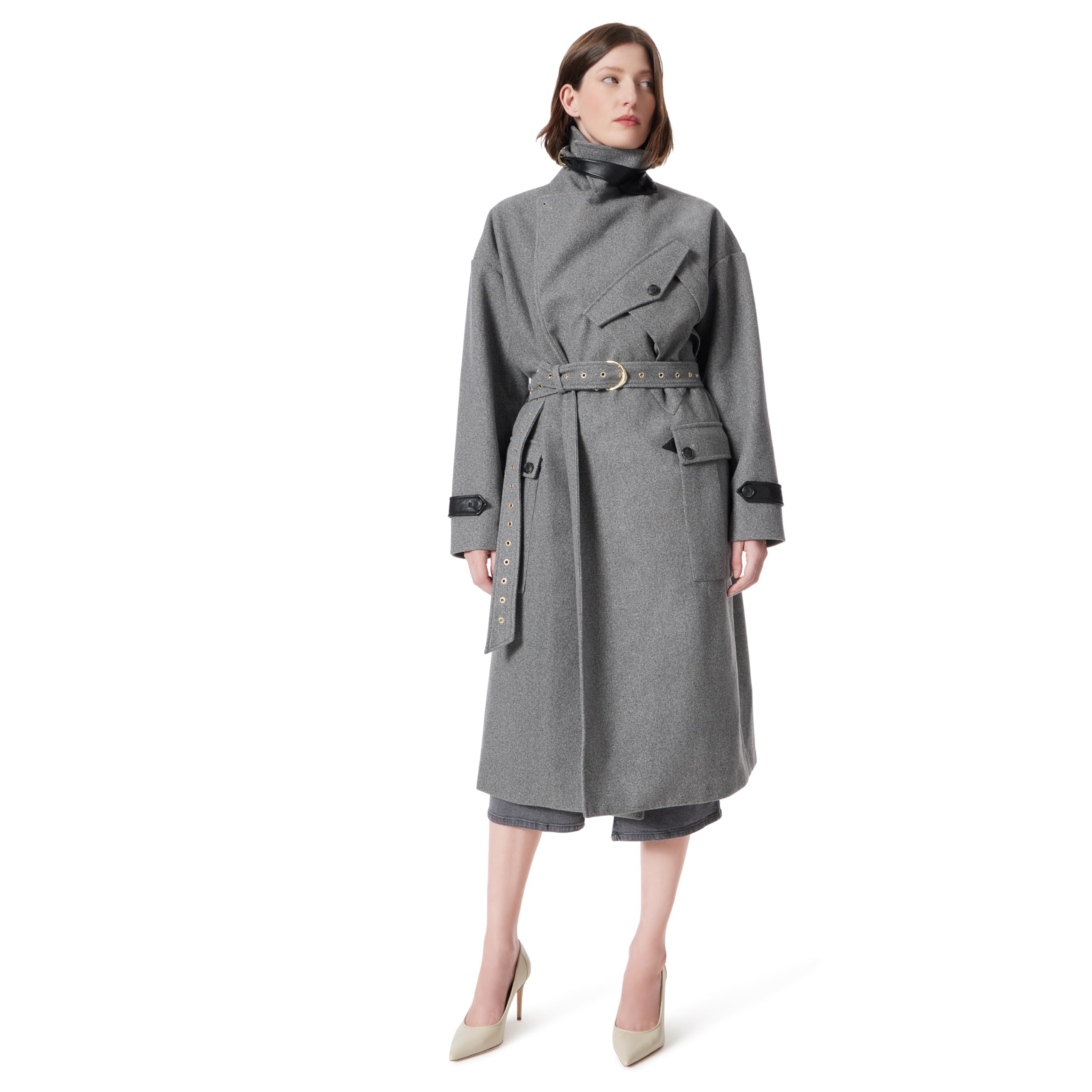 Amazon.com: DEE OCLEPPO DO Womens Myah Military Styled Belted Open