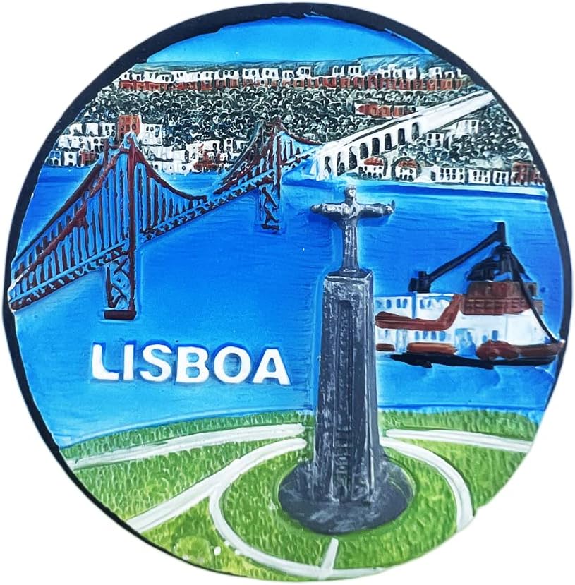 Lisbon Portugal Fridge Travel Souvenir Kitchen Refrigerator Decoration
