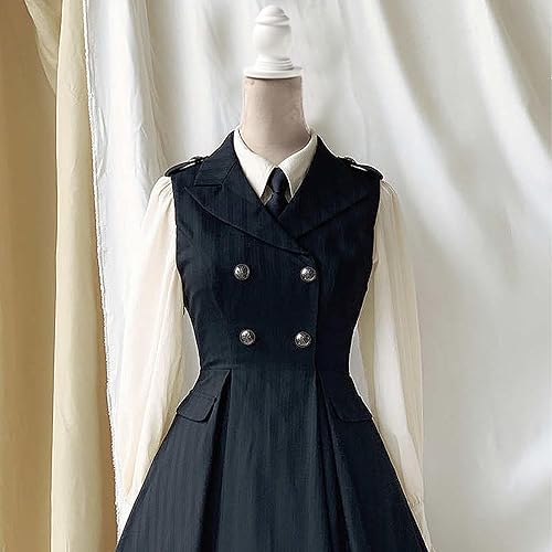 Miniatura 7 de HOMBOUR Forma de vestido de torso de maniquí femenino, cuerpo de maniquí de costura, maniquí ajustable con soporte de base de trípode de madera para