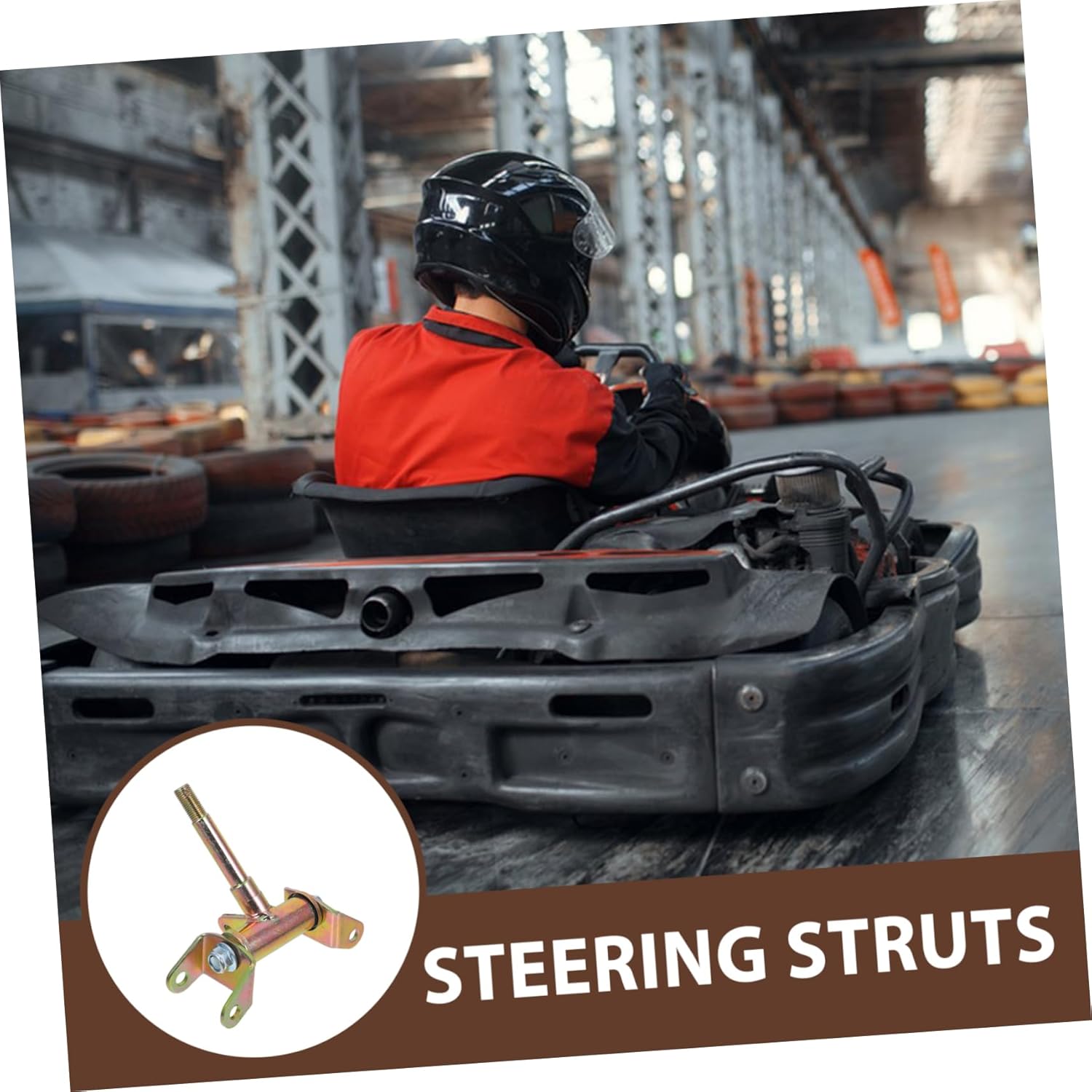 Zerodeko 2pcs Steering Spindle Replacement for Atv Front Strut Upgrade for Utv Enhanced Stability and Steering Flexibility Easy Installation