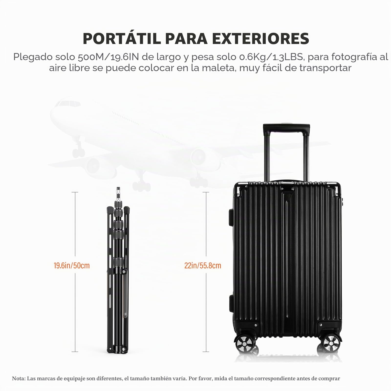 soonpho tripode 2,2m, trípode de Foco led, trípode para luz con Bolsa para Estudio, Soporte para softbox tripode Flash