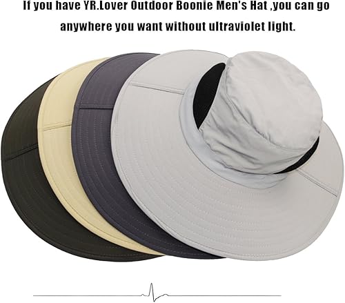 Miniatura 6 de YR.Lover.Outdoor Boonie - Gorro de protección solar para adultos