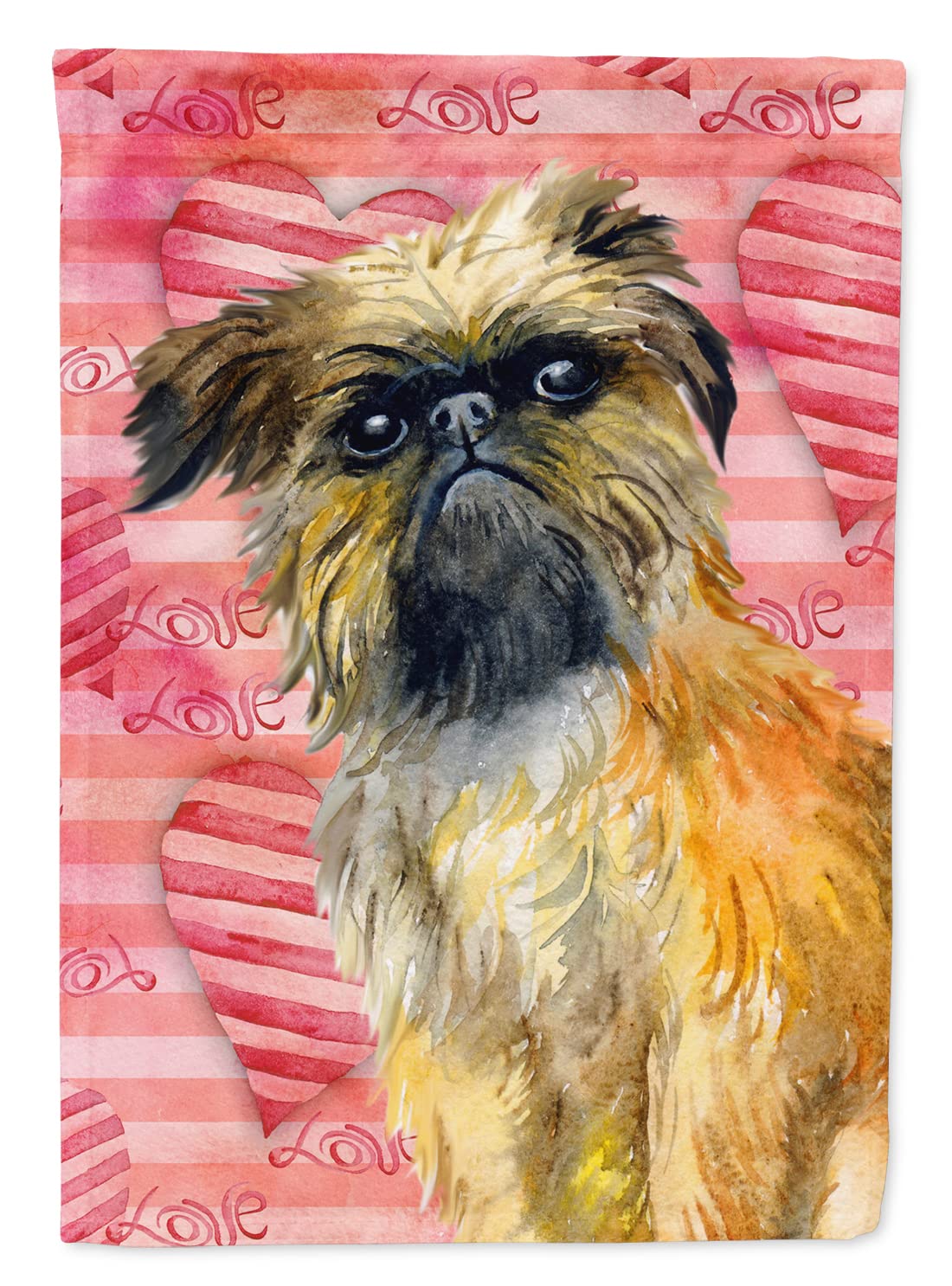 Brussels Griffon Love Flag Caroline's Treasures drapeau maison