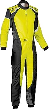 Amazon.com: OMP KS-3 KART SUIT, Black/Yellow Fluo, SIZE 42
