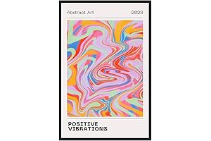 PositiveAuraPosters Positive Aura Poster - Laminated Spiritual Aura Wall Art Decor, 11x17in