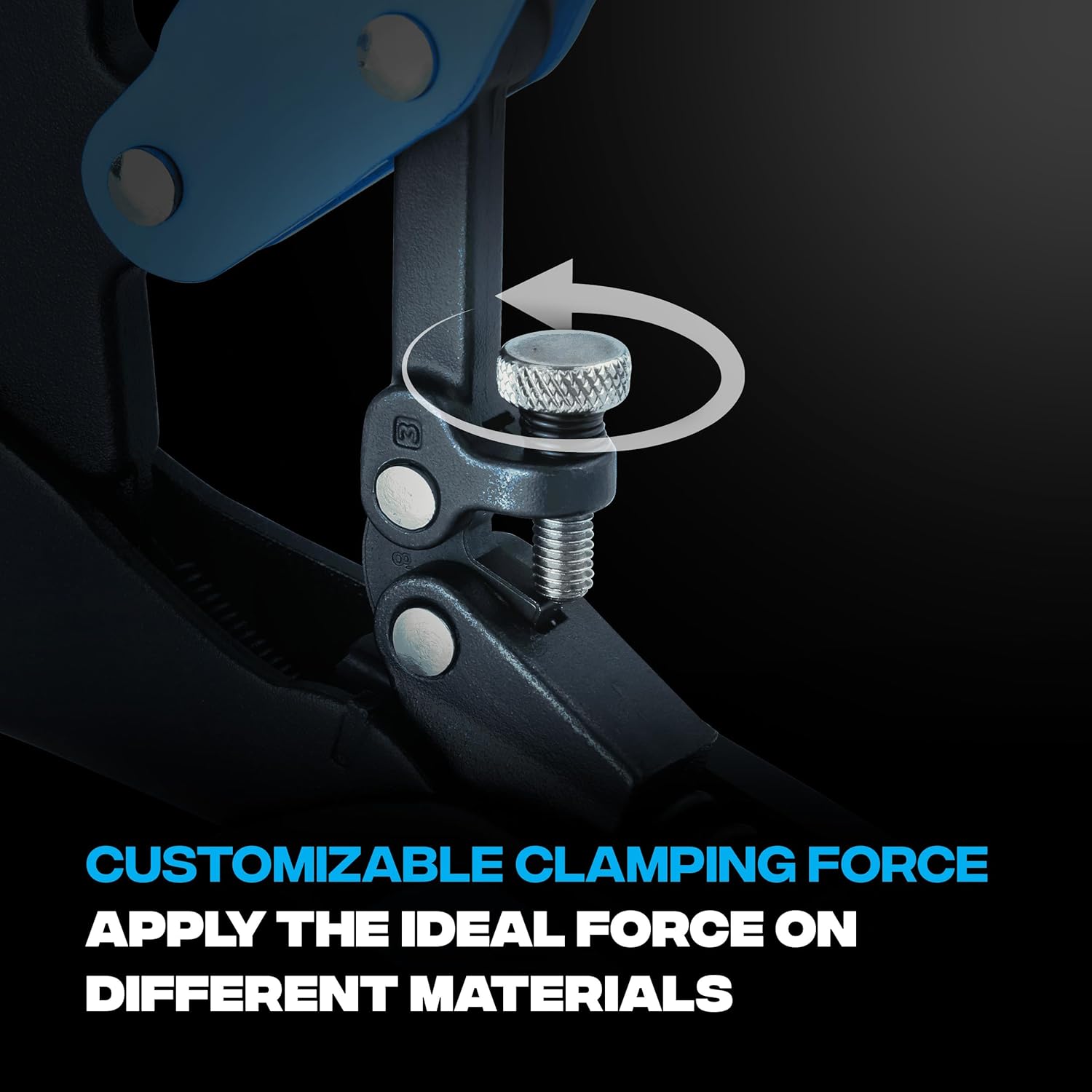 OX Auto Adjust 11-Inch C Clamp With Swivel Pad - Gripped OX-P204802