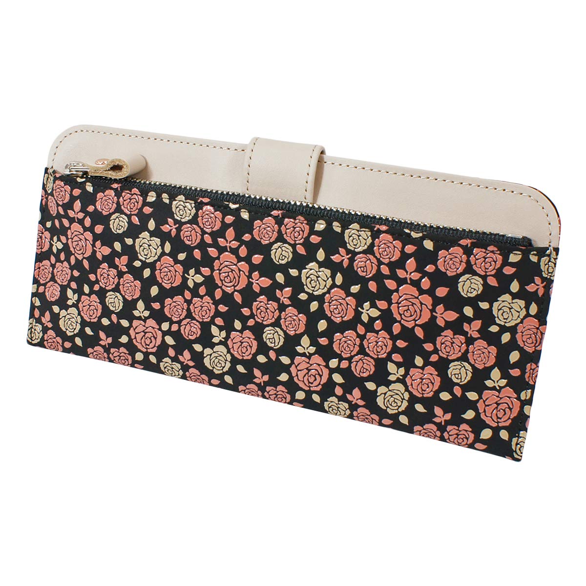 [印傳屋] 印伝 長財布 薄い 鹿革 かぐわ ローズ小柄 黒地×白ピンク漆 8402 Amazon | [印傳屋] 印伝 長財布 薄い 鹿革 かぐわ ローズ小柄 黒地×白
