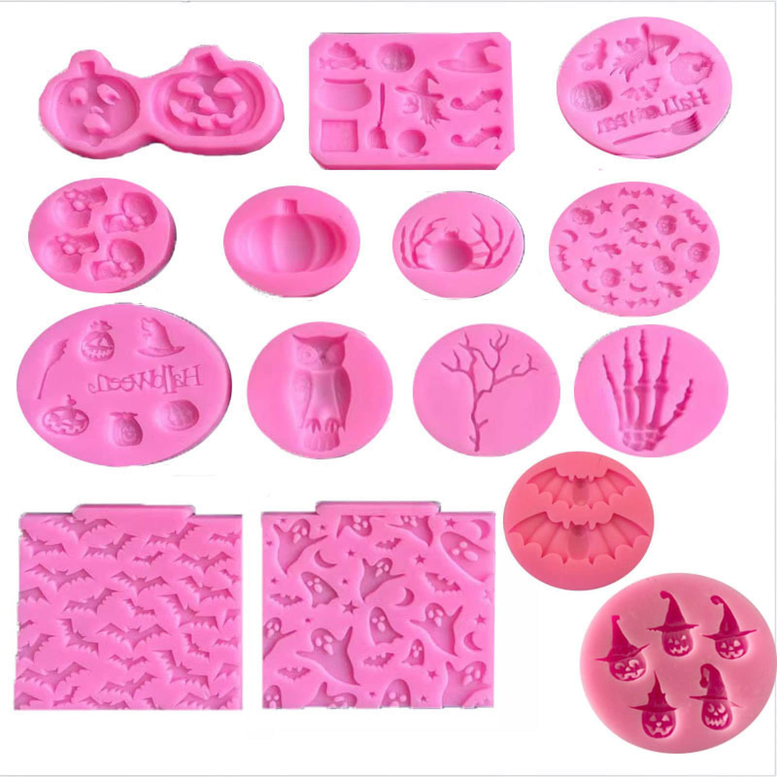 MINFEIDMS Stampi In Silicone A Forma Di Prsonage Horror Personaggi Film Spaventosi Stampo Per Fondente Per Halloween Per Decorazione Di Torte Di Zucchero Cupcakes Caramelle Cioccolato Pasta Di Gomma