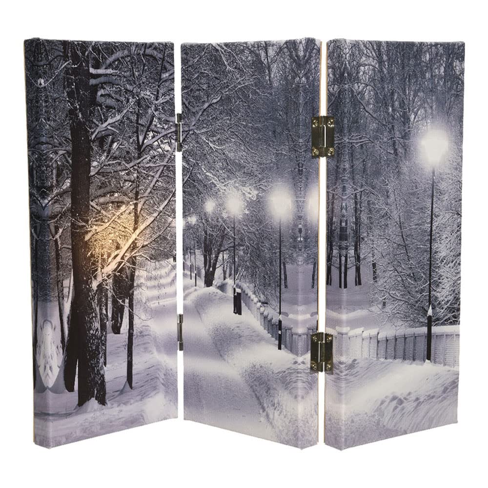 Tableau pliable avec LED rétroéclairé 8 LED cadre pliable 48x38cm