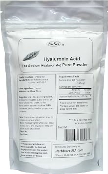 Pure Hyaluronic Acid HA Sodium Hyaluronate Powder 250 Grams 8.8 oz