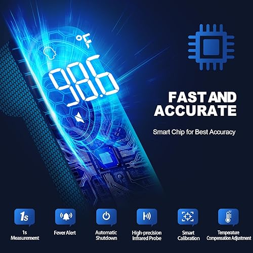 Miniatura 4 de Termómetro sin contacto para adultos y niños, 202 negro y 2000 negro
