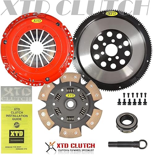 Miniatura 2 de AMC - Kit de embrague de carreras compatible con VOLKSWAGEN GOLF JETTA BEETLE TDI 1.9L TURBO DISELCORRADO G60 1.8L SC