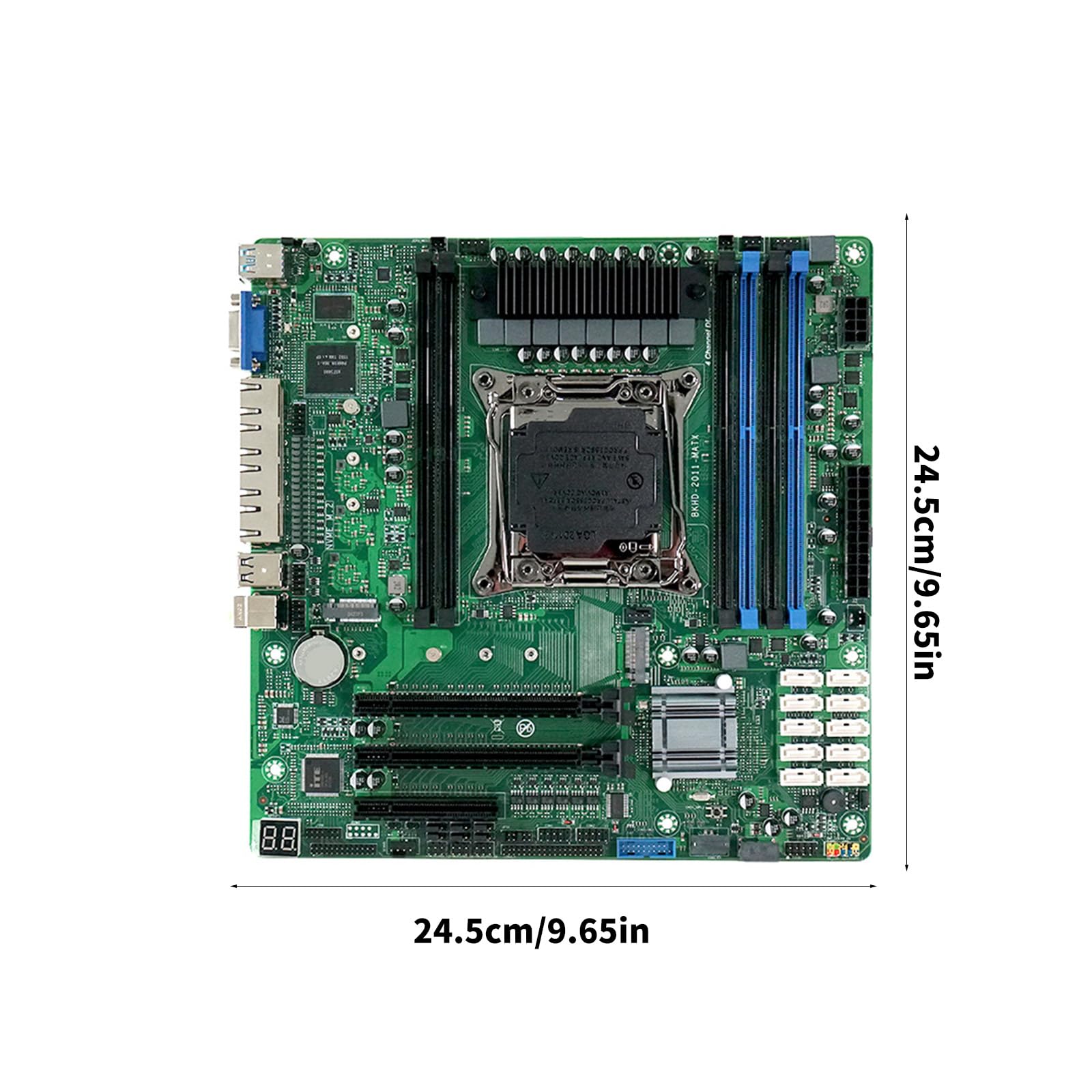 Placas base de servidor LGA2011 3 6 DDR4 DIMM 10 puertos Ethernet para alto tráfico, empresas, niveles de red