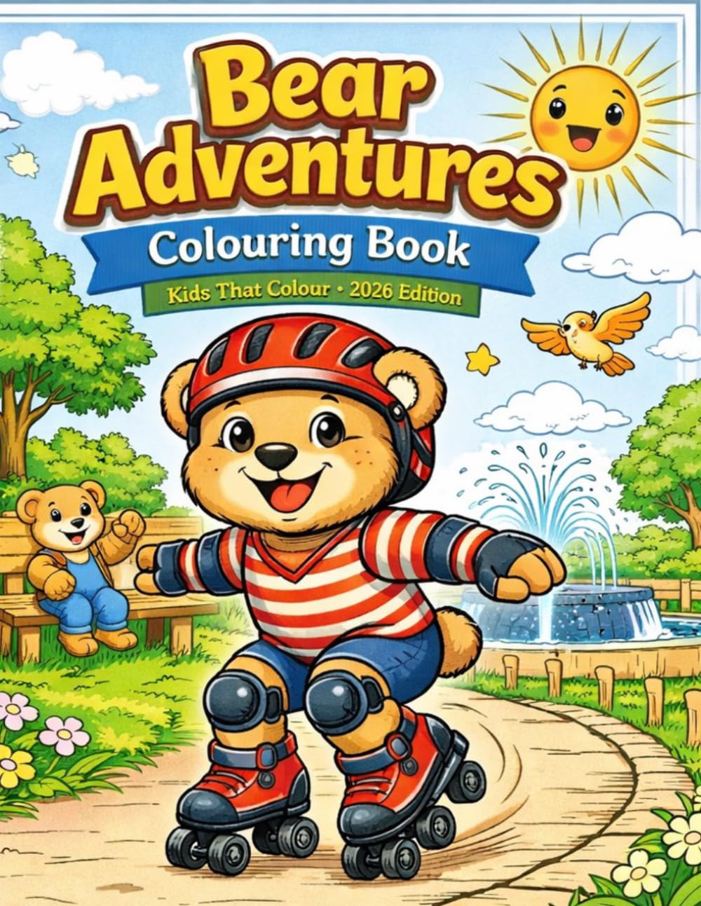 Bear Adventures Colouring Book: Kids that Colour - 2026 Edition