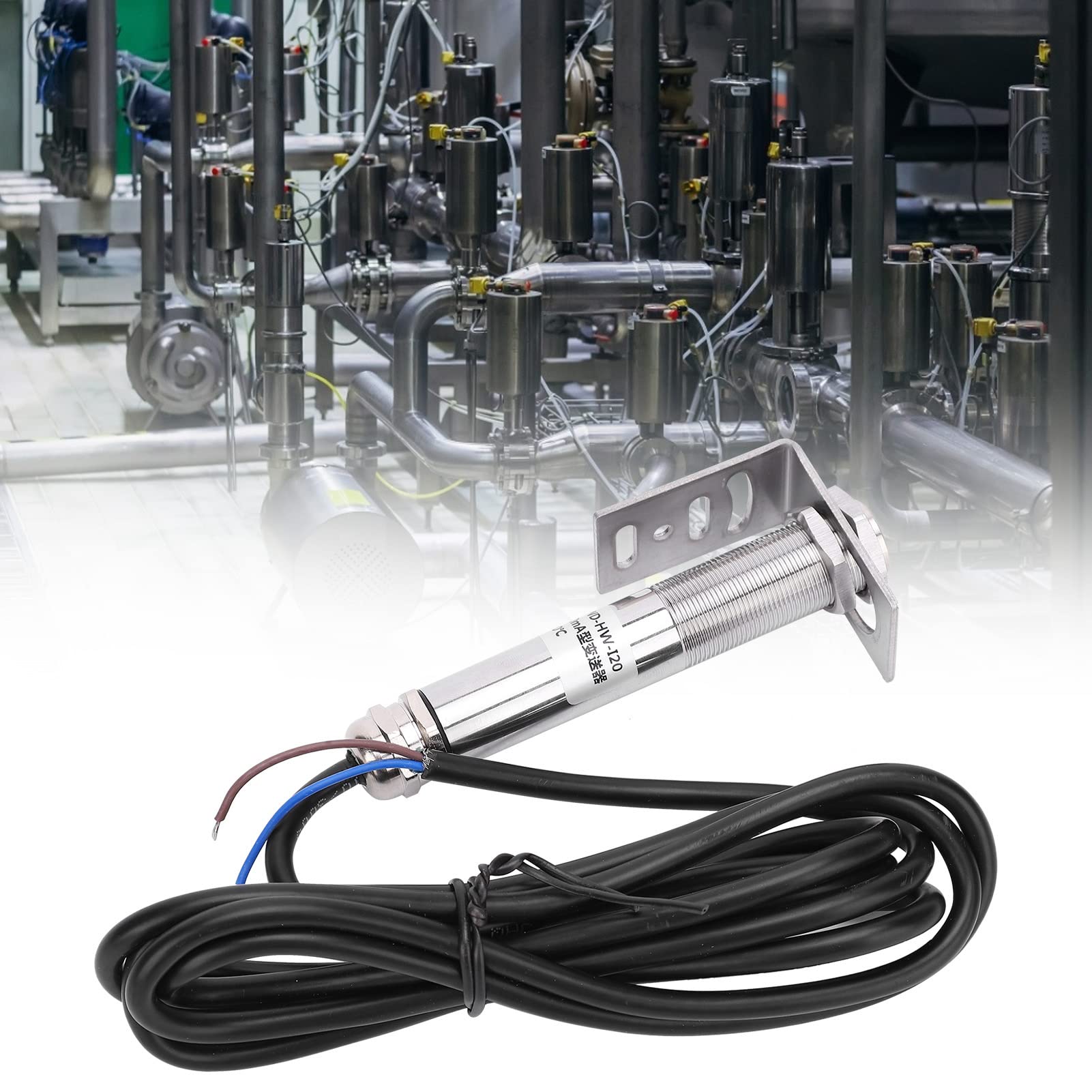 Hochtemperatursensoren Berührungslose Infrarot-Temperatursensorkomponenten 420-mA-Transmitter 1030 VDC (0~500 ℃) Empfindlicher Edelstahltransmitter zur Temperaturmessung (0~300℃)