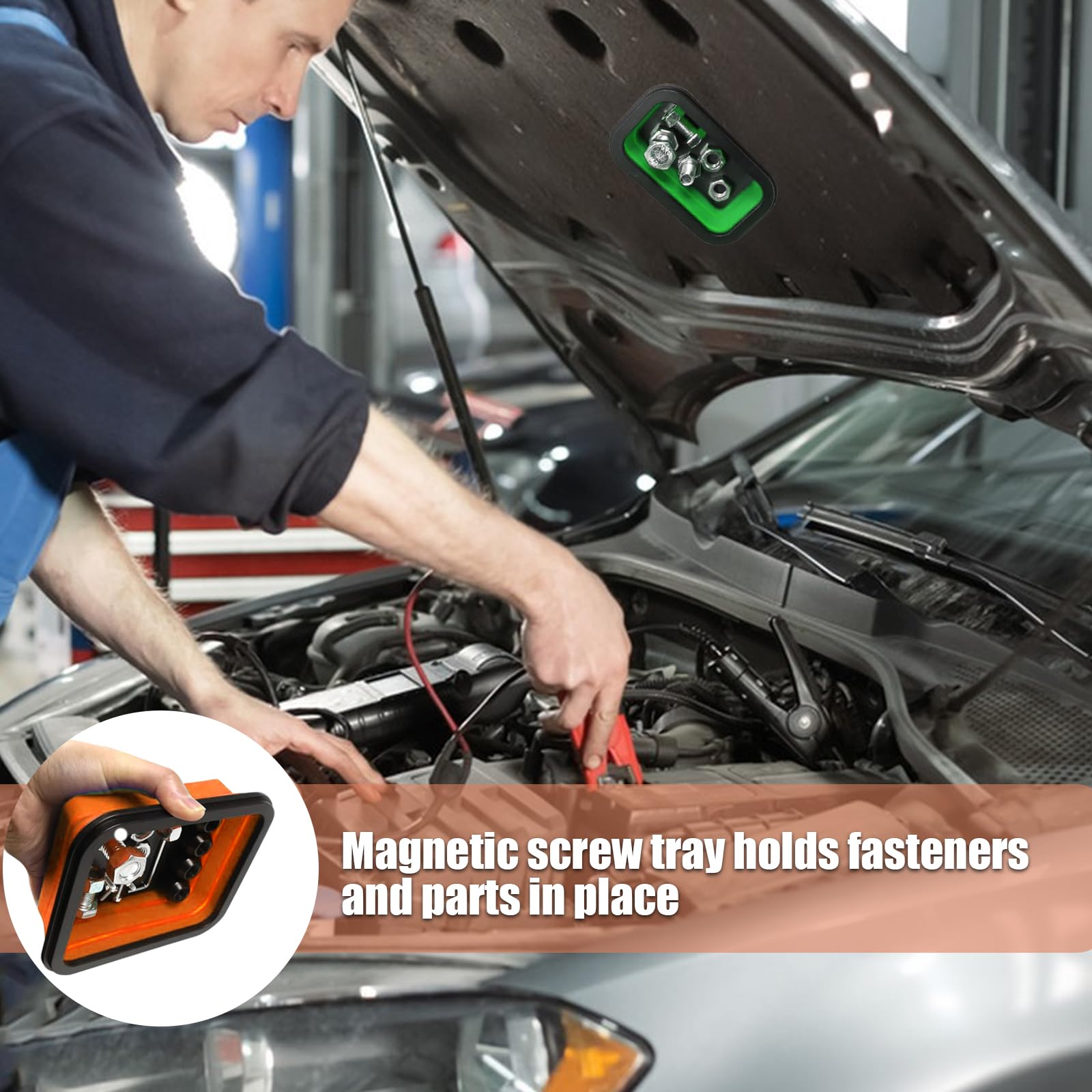 Magnetische Schalen van 3 opvouwbare magnetische Schalen oliebestendig