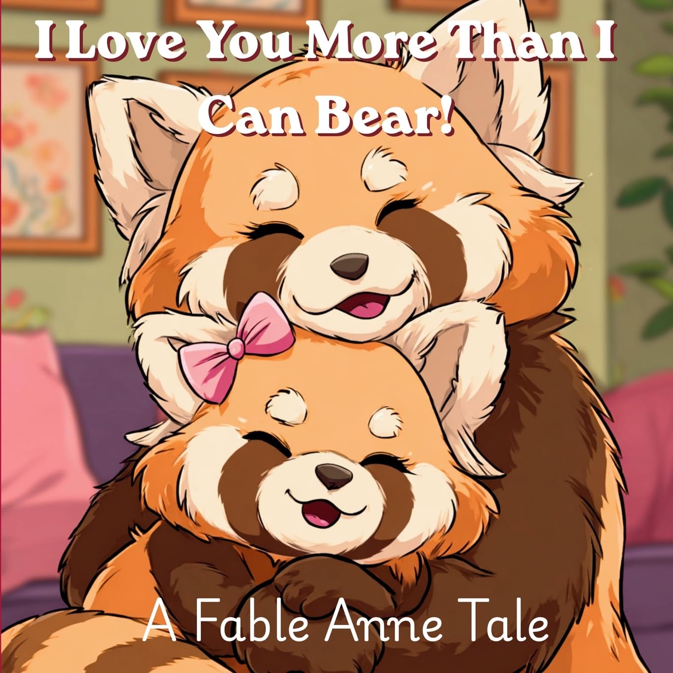 Red Panda Bear, I Love You More Than I Can Bear (Girls)