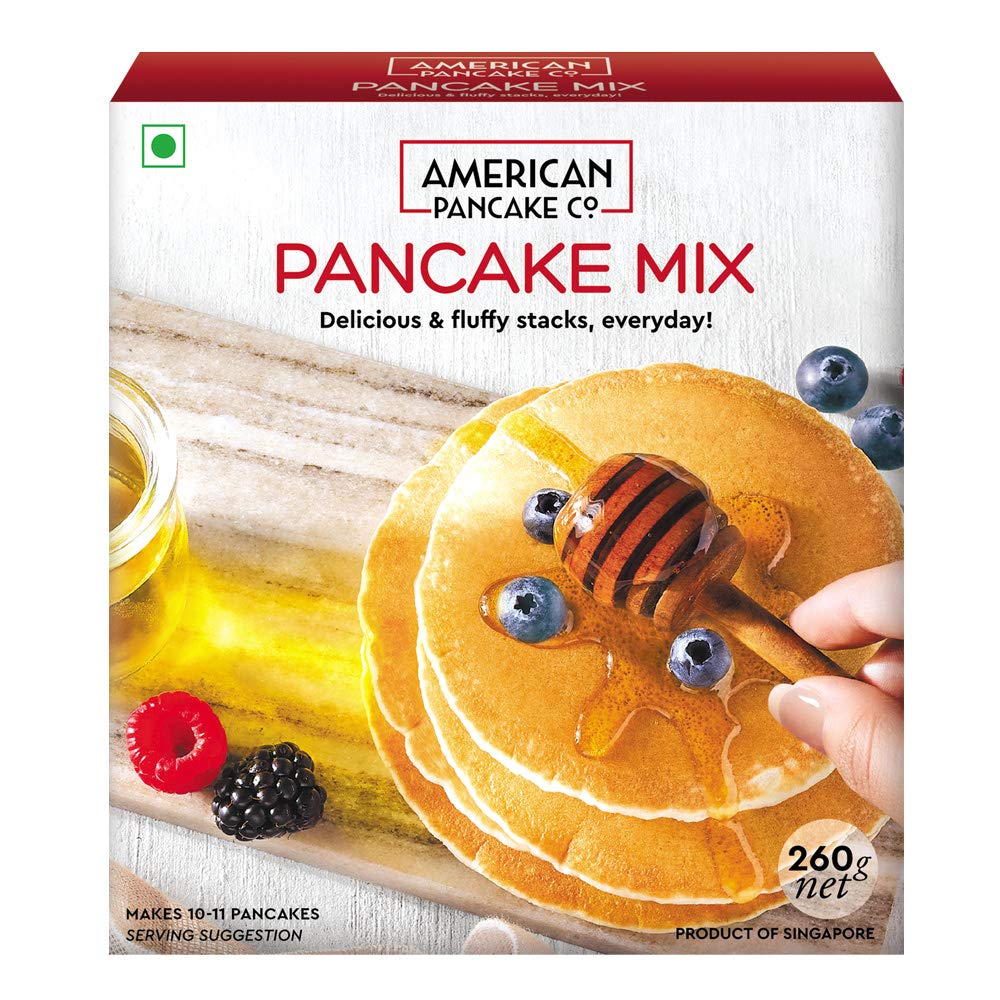 American Pancake Co. Eggless Pancake Mix for Breakfast (260g) (Pack of