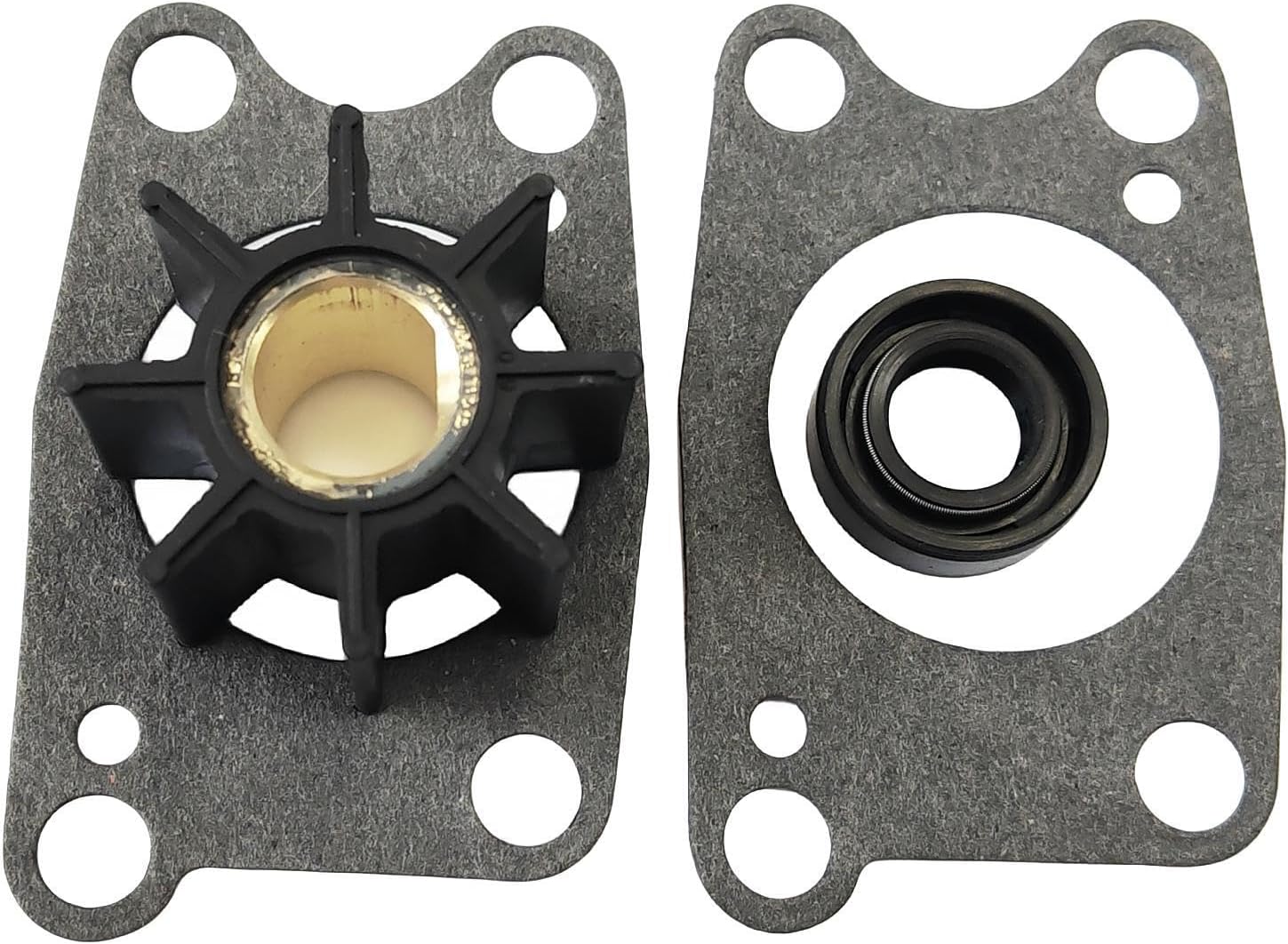 Water Pump Impeller Repair Kit 06192-ZV1-C00 Compatible for Honda Outboard 4 5 6 HP BF4 BF5 BF5A BF6 Replace Sierra Marine 18-3278 06192ZV1C00