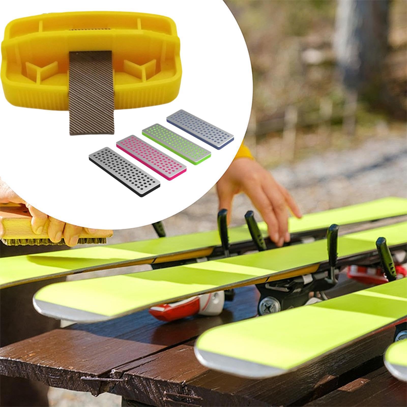 Kit per La Regolazione della Smussatura delle Lamine dello Snowboard, Affilatore per Lamine da, Strumento per La Laterale dello Snowboard