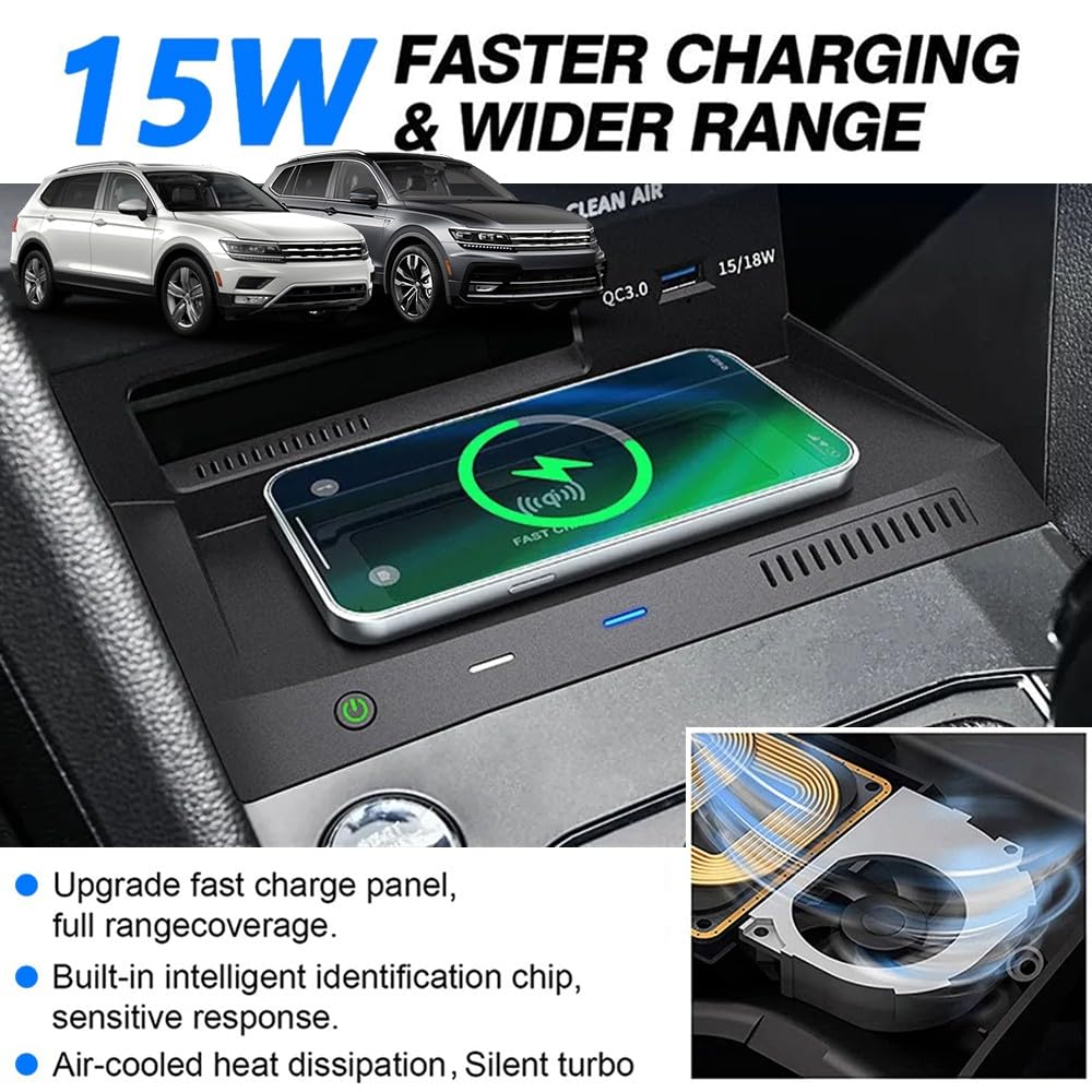 Tiguan Mk2 Tiguan Qi Charger USB Charging Ports Compatible With