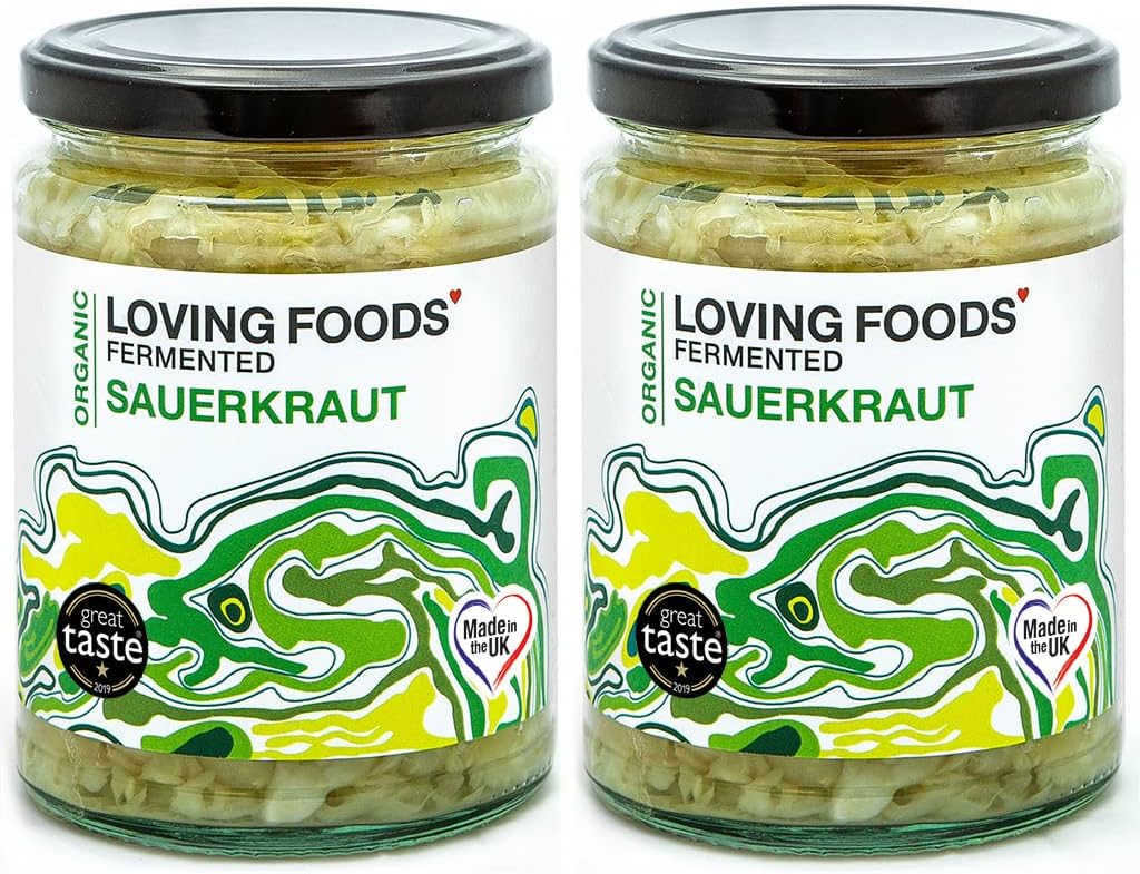 Loving Foods AwardWinning & Made in the UK* Sauerkraut (2 x