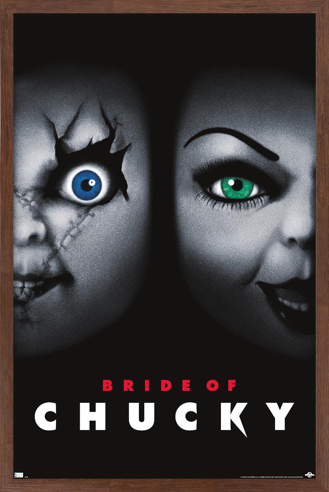 チャッキー ポスターアート Bride of Chucky 額縁 キラキラ 大判 Amazon.com: Trends International Child'S Play: Bride Of Chucky