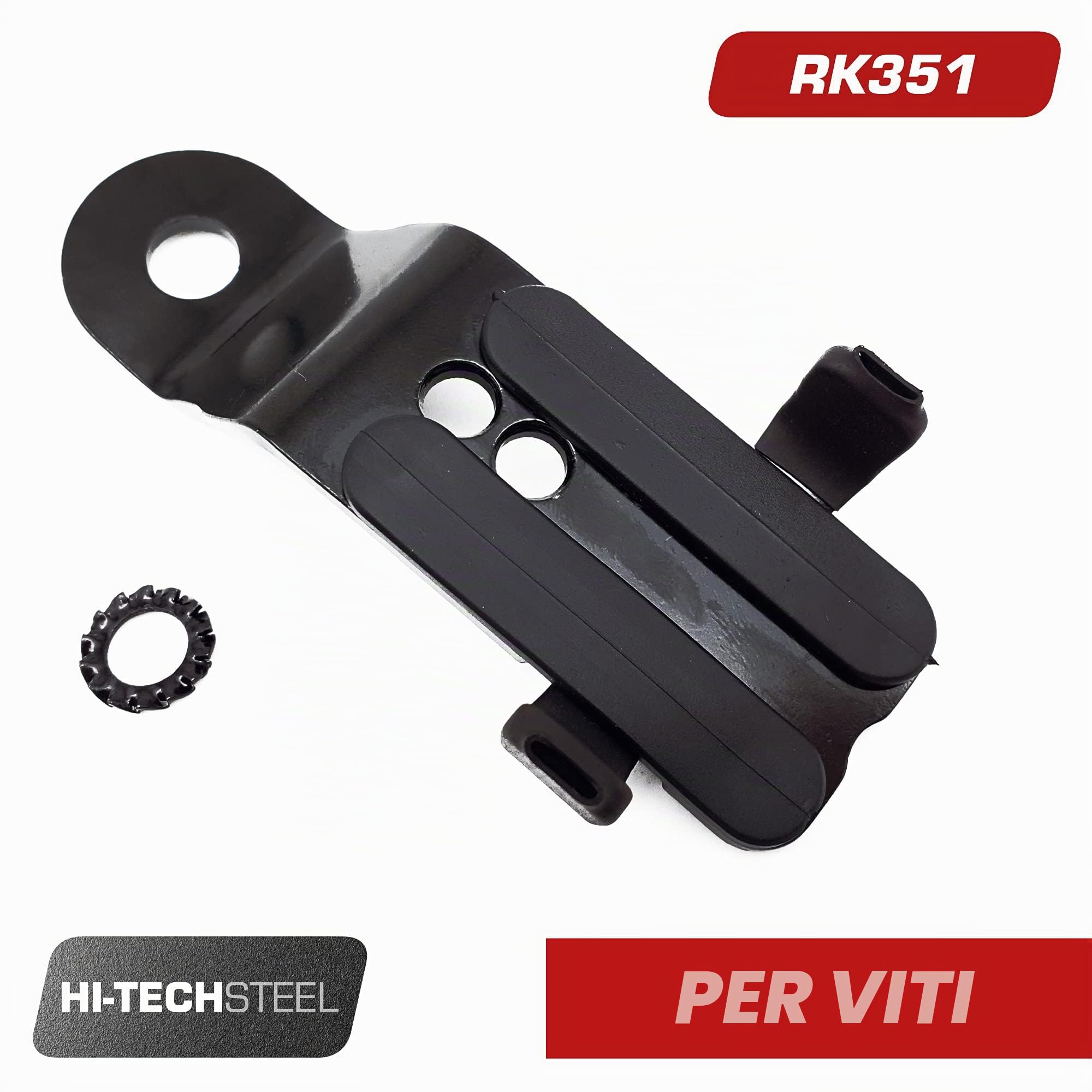 RADIKAL RK6 Antifurto Moto con Allarme Lucchetto Bicicletta Bloccadisco Scooter Sicurezza & RK351 Staffa Antifurto Moto Bloccadisco RK9Z RK9 RK6 da Montare su Viti
