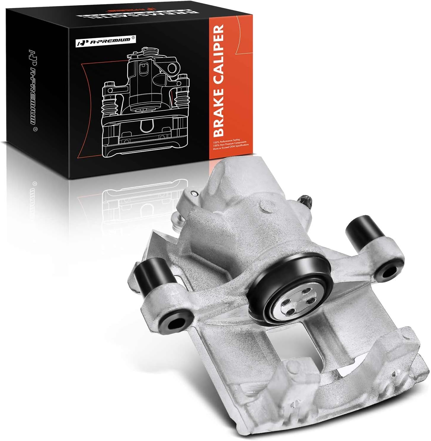 A-Premium Disc Brake Caliper Assembly without Bracket Compatible with Select Mini Models - Cooper R53 Series 2002-2003, Before 04/2003, L4 1.6L, Hatchback - Rear Left Driver Side