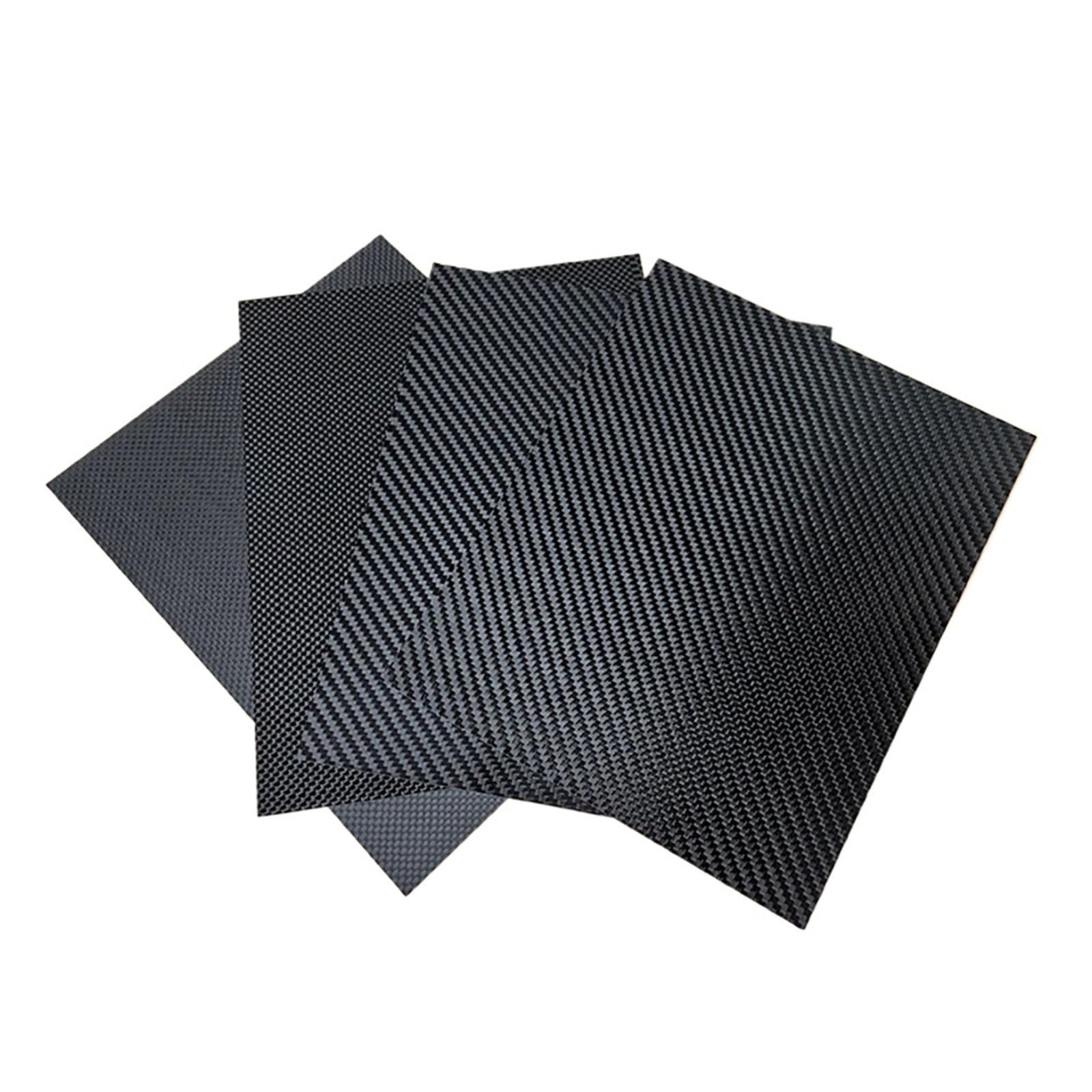 Scheda pannello in lamiera di fibra di carbonio opaca 3K twill
