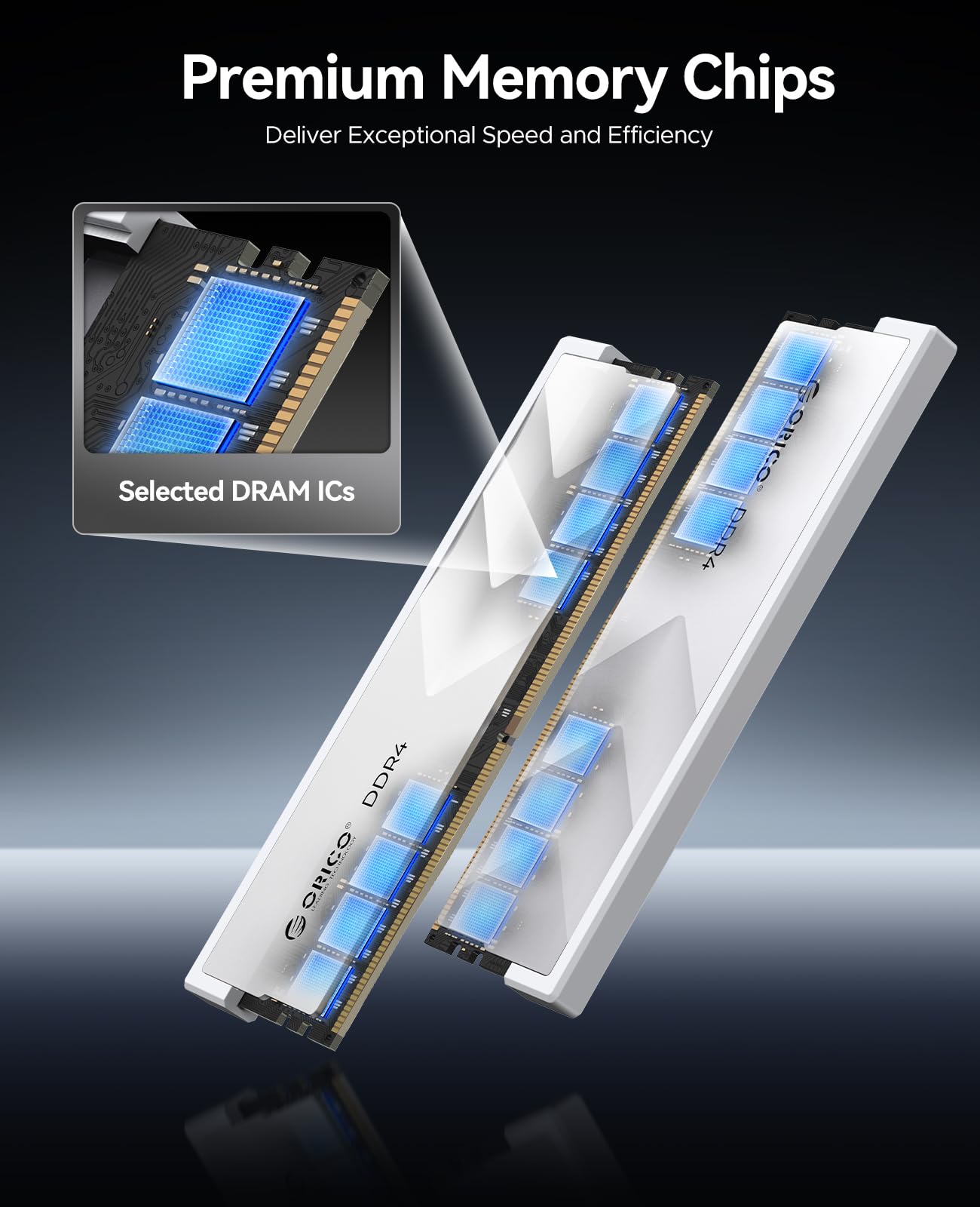 ORICO Raceline Racer DDR4 RAM 32 GB (2 x 16 GB) 3200 MHz CL16, XMP 2.0