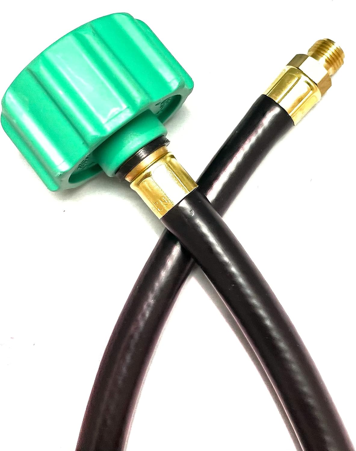 Fairview RV OEM Thermoplastic Pigtail CSA Certified 1/4 Male Inverted Flare X QCC1 (18 Inches)