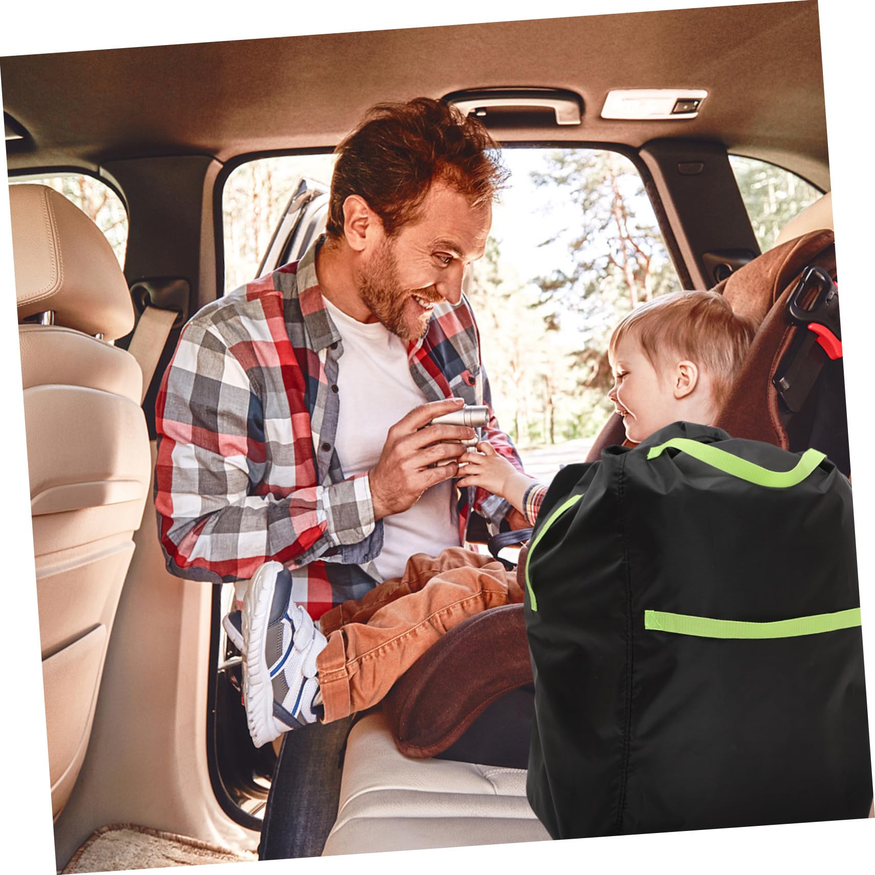Borsa da Viaggio Extra Large per Passeggino Resistente Oxford Zaino Porta Passeggino con Tracolla per Seggiolino Auto Compatibile Maggior Parte dei Modelli per Viaggi in Aereo