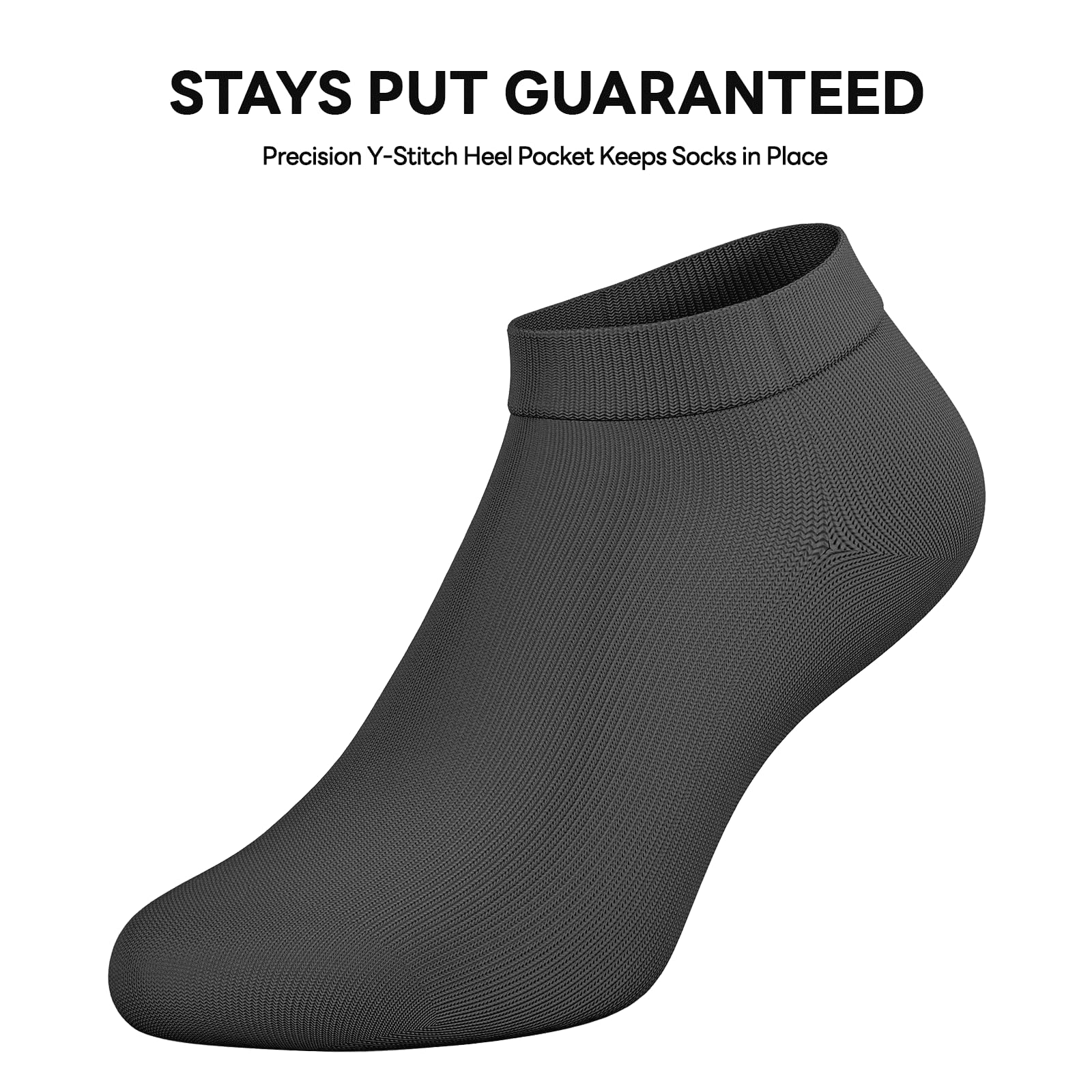 Calcetines tobilleros para hombre, 8 pares de calcetines de algodón de primera calidad, antideslizantes, casuales, de corte bajo