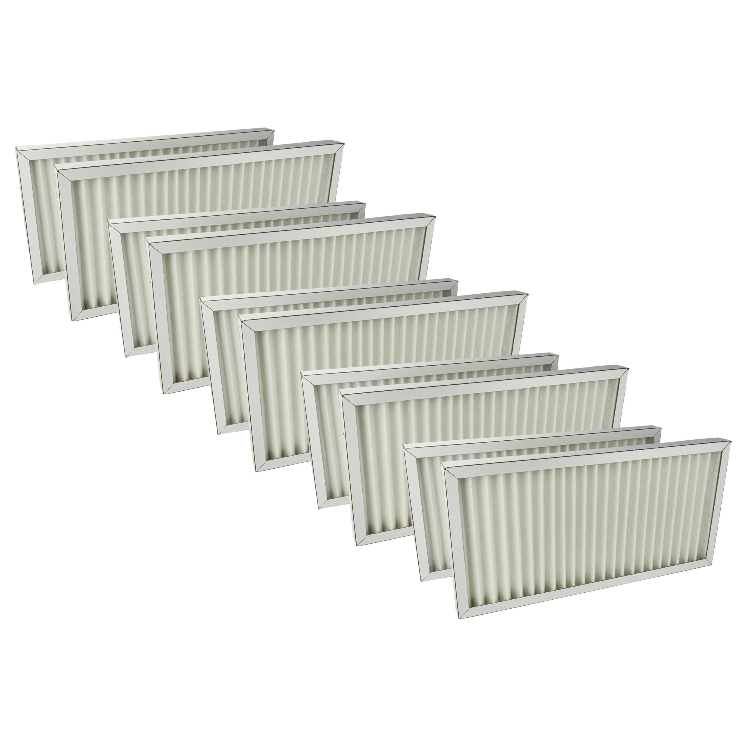 vhbw 10 x filtr powietrza M5 zamiennik do Stiebel Eltron 231332, FMS F7-2 do wentylatora, wentylatora, urządzenia wentylacyjnego (2 x filtr drobnego pyłu)