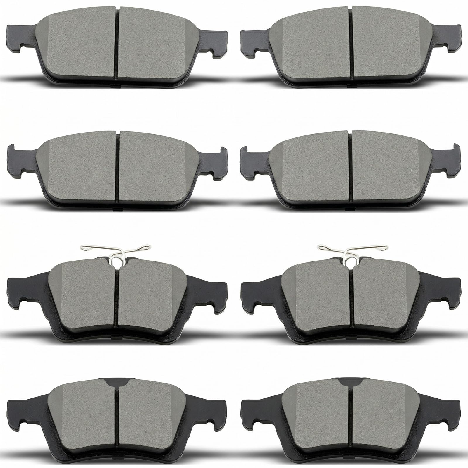 Photo 1 of DYZJKWJW D1564 D1645 Front Rear Ceramic Brake Pads Set Fit For 2012-2016 Ford Escape,For 2012-2018 Ford Transit Connect,For 2012-2019 Ford Focus III,For 2009-2020 Ford Kuga
