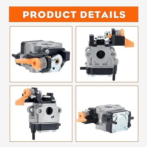 Miniatura 7 de Hipa Carburador SS30 apto para Ryobi SS30 TP30 30cc 985893001 cortador de cepillo de motor Walbro WYC-9-1 P31 carburador con kit de juntas de