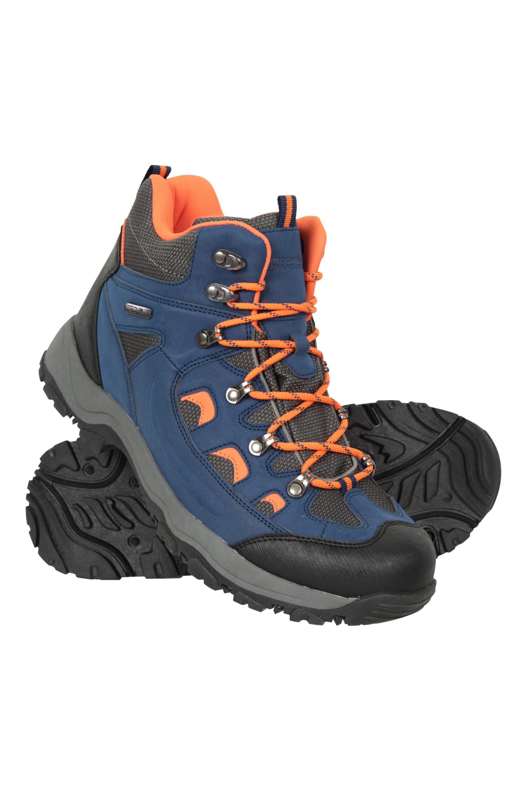 Mountain Warehouse Boots Hommes Adventurer - Chaussures imperméables, Textile & synthétique, adhérence supplémentaire - randonnée, Printemps été