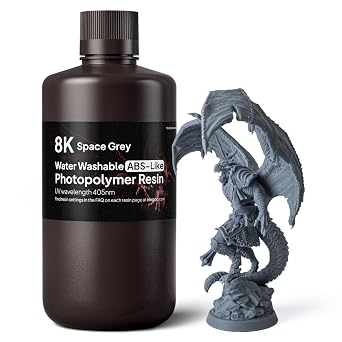 ELEGOO Water Washable ABS Like 8k Resin Space Grey 1kg