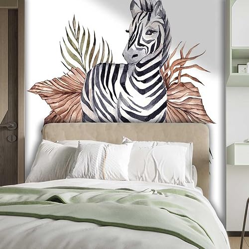 Miniatura 2 de Papel de contacto para despegar y pegar, papel de cebra bohemio para cocina, decoración de pared, se adhiere a un nuevo aspecto de 40 pulgadas de