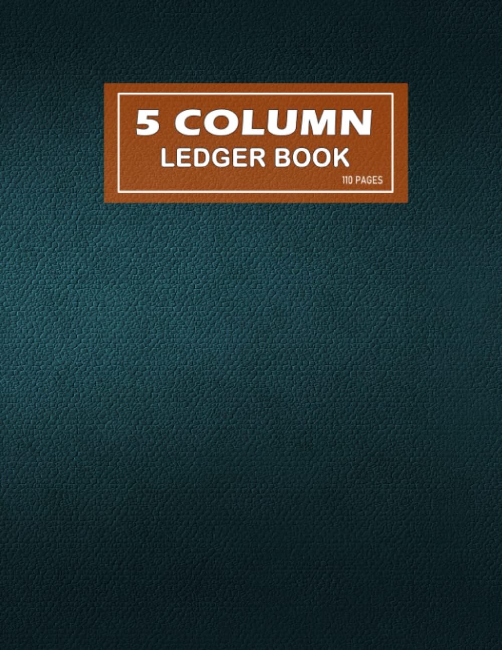 Accounting Ledger Book 5 Column: Accounting ledger book for 5 Column , ledger books for bookkeeping , account Ledger book For Small Business and ... (110 Pages Large Print 8.5" x 11" Logbook)