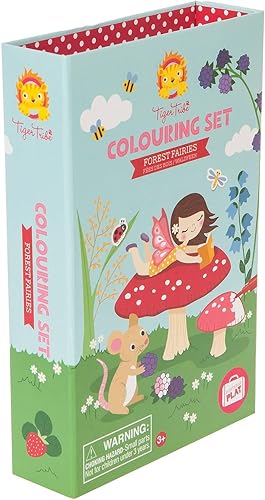 Miniatura 5 de Juego de colorear Hadas del Bosque Azul