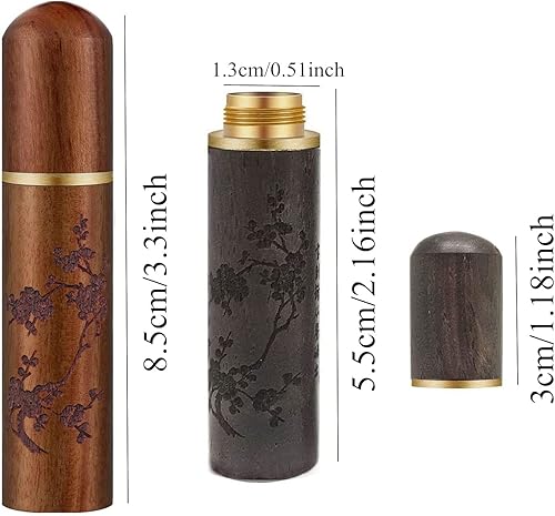 Miniatura 2 de Fbshicung 24 agujas autoroscadas de doble agujero, 6 agujas de costura grandes para ojos, agujas de coser con 2 fundas de aguja de madera, estuche