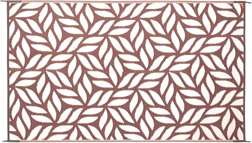 Miniatura 4 de Stylish Camping 256097 - Tapete reversible de 6 pies por 9 pies, tapete de paja de plástico, tapete grande para exteriores, caravana, patio, patio,