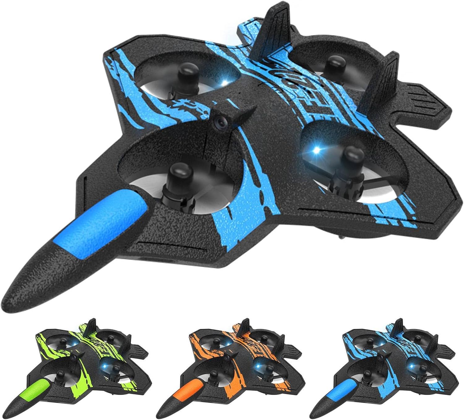 Amazon.co.jp RC ファイター ジェット ドローン RC ファイター ジェット スタント おもちゃ リモート コントロール ドローン 飛ばしやすい ジェット戦闘機