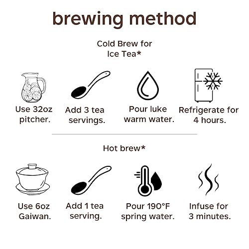 Miniatura 5 de Woocup Hairy Crab Oolong - Té suelto (35 porciones)  Exquisito té floral de Navidad en una caja de té  Té de hojas sueltas premium para té caliente,