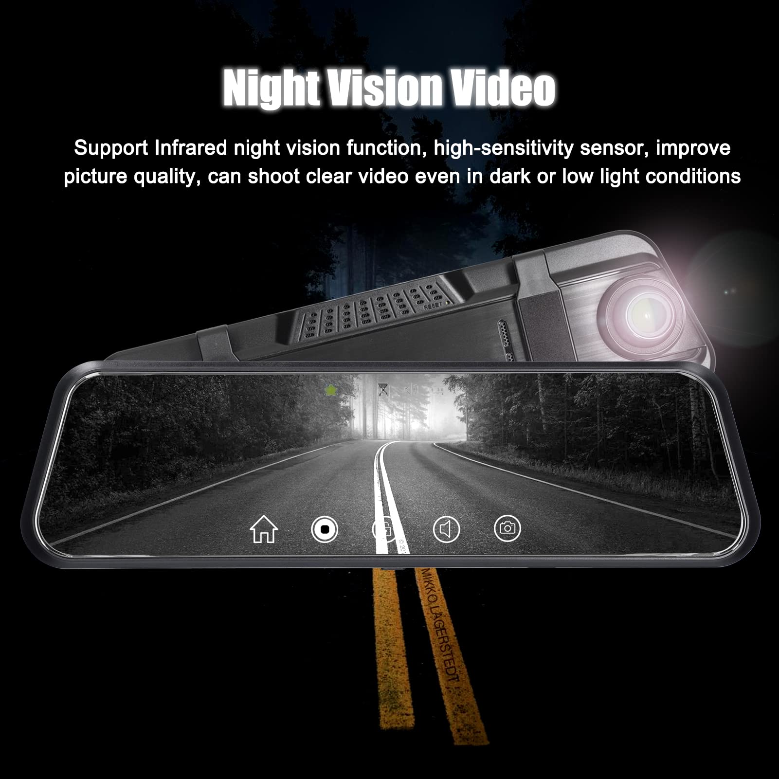 thumbnail: Cankypu Achteruitrijcamera Set - 5 Inch Monitor En 1080P Kentekenplaat Camera, Waterdicht IP69, 170° Hoek Voor Auto, Pickup Of SUV