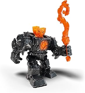 SCHLEICH 42597 Eldrador Mini Creatures Shadow Lava Robot Eldrador Creatures Toy Playset for children aged 7-12 Years